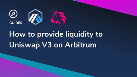 arbitrum uniswap v3 pools